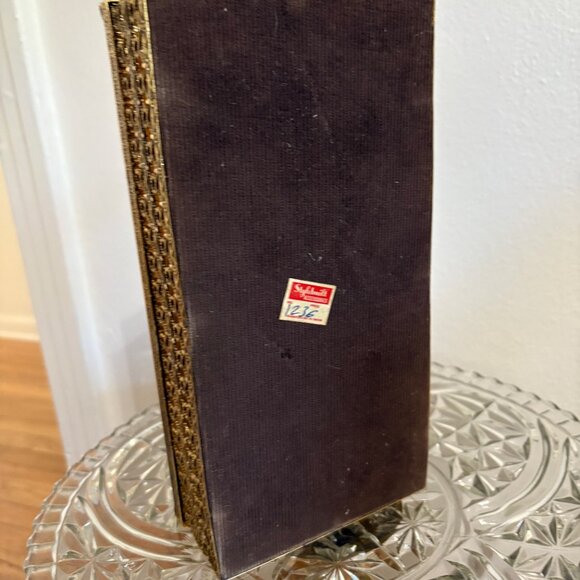 Vintage Ornate Brass Tissue Box w/ Bow Top – 10” x 5” - Picture 7 of 7